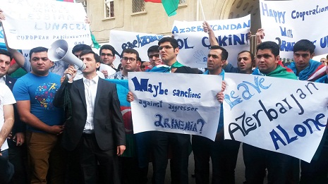 Picket held in front of EU Delegation to Azerbaijan - PHOTOS 